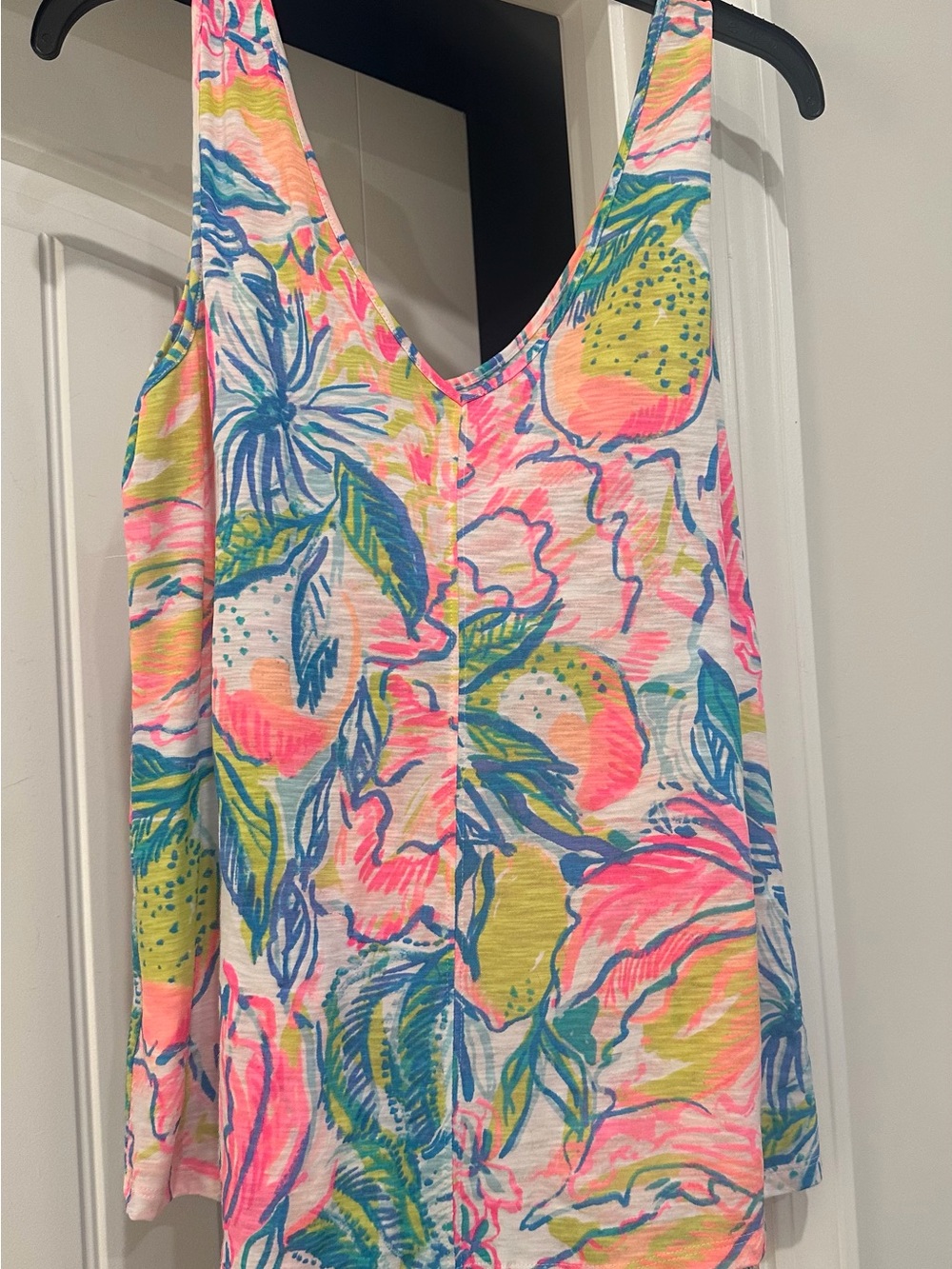 Lilly Pulitzer Tank Top Fiesta Bamba Pattern